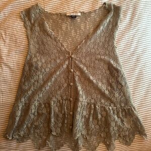 American Eagle lace vest!